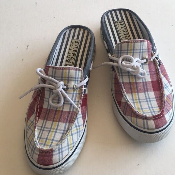 Sperry Top-Sider Plaid Sneakers - Picture 1 of 14